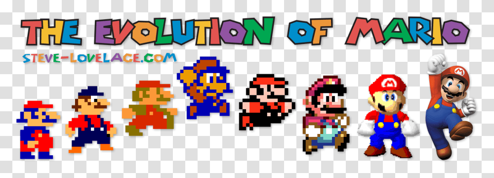 Super Mario Evolution, Pac Man Transparent Png