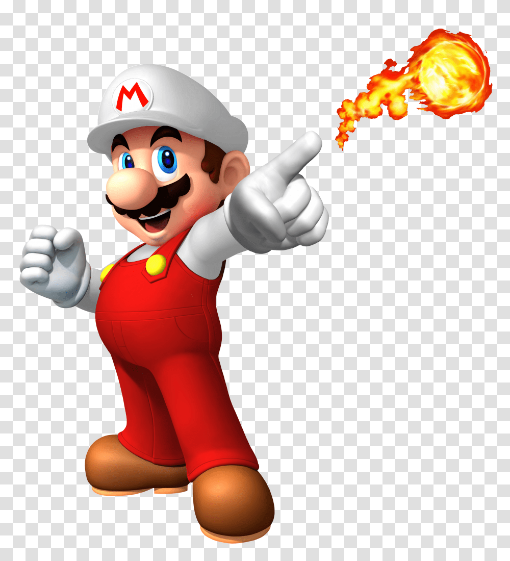 Super Mario Fire Image Purepng Free Cc0 Mario Super Sluggers, Toy, Hand, Helmet, Clothing Transparent Png