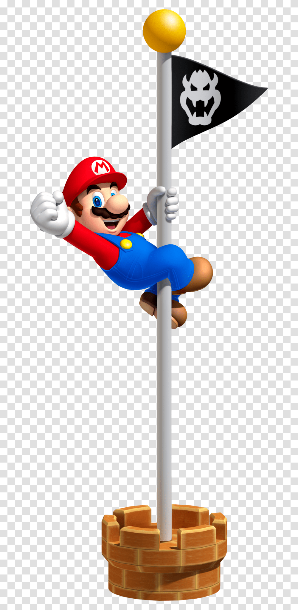 Super Mario Flagpole, Person, Human, Toy, Sport Transparent Png