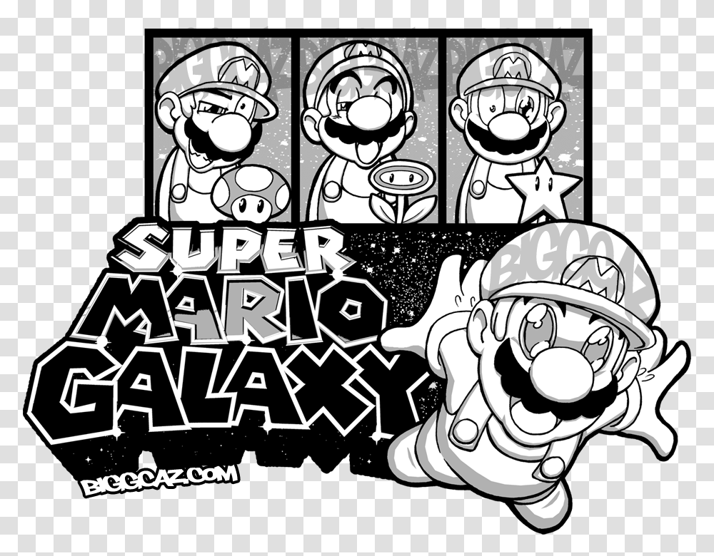 Super Mario Galaxy 2 Logo, Comics, Book, Manga, Outdoors Transparent Png