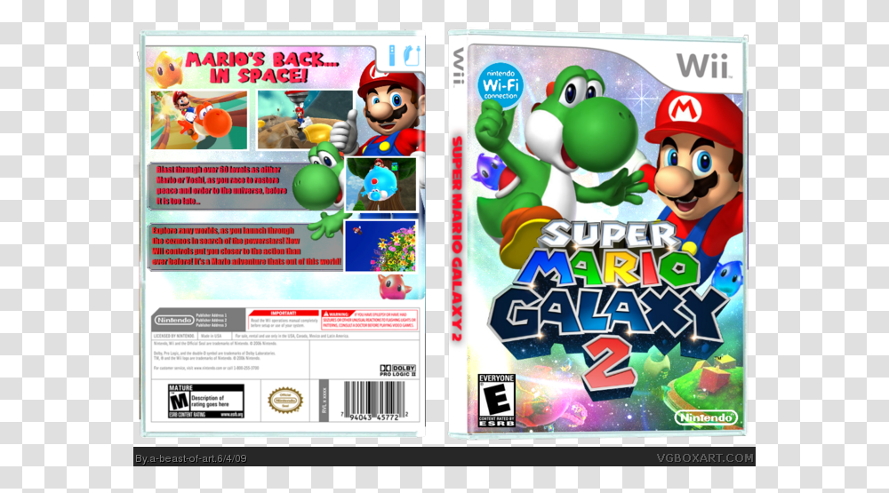 Super Mario Galaxy 2 Super Mario Galaxy 2 Box Art Hd Transparent Png