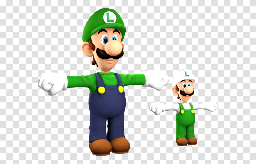 Super Mario Galaxy Luigi Model, Person, Human, Elf Transparent Png