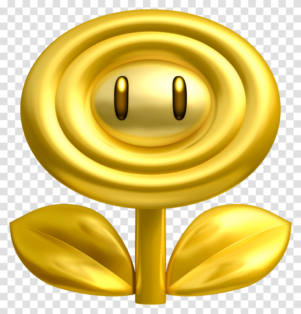 Super Mario Gold Flower, Treasure, Lamp, Lighting, Trophy Transparent Png