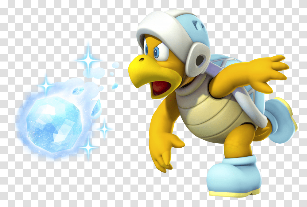 Super Mario Ice Bro, Helmet, Apparel, Toy Transparent Png