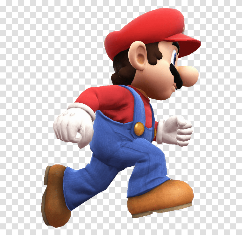 Super Mario Jumping Image Mario, Figurine, Person, Human Transparent Png
