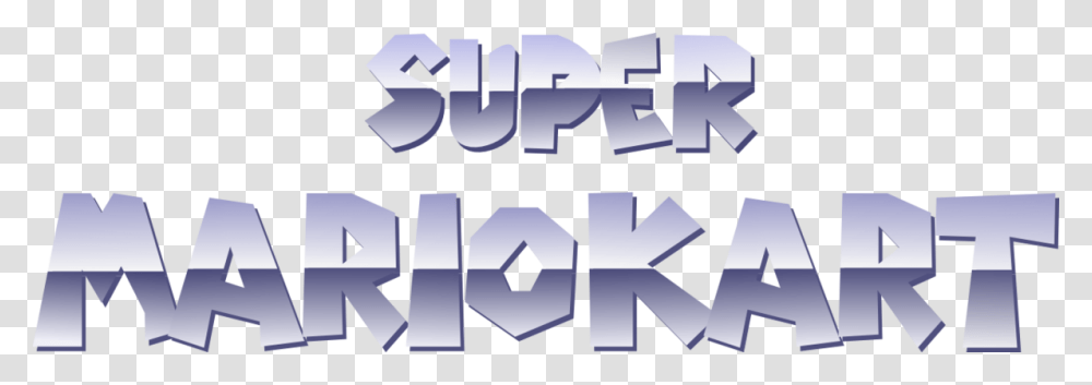 Super Mario Kart Logo Super Mario Kart Snes Logo, Alphabet, Number Transparent Png