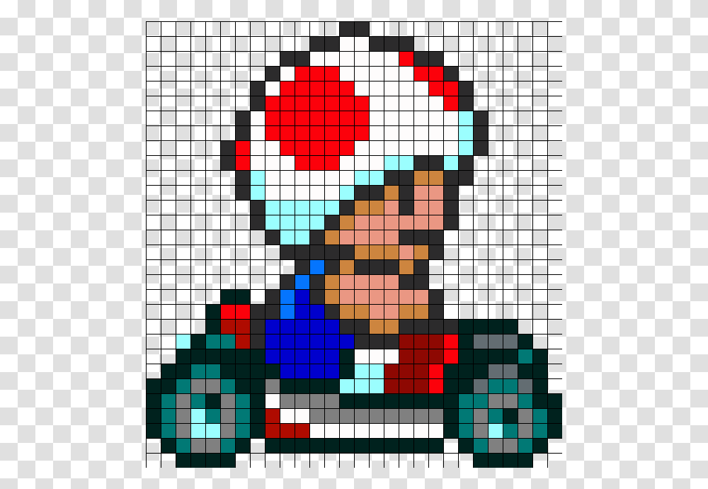 Super Mario Kart Toad Pixel Art, Pac Man, Urban Transparent Png