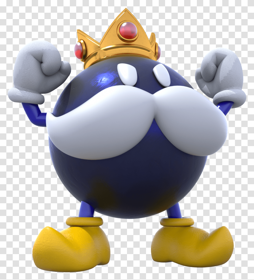 Super Mario King Bob Omb, Toy, Animal, Figurine, Wasp Transparent Png
