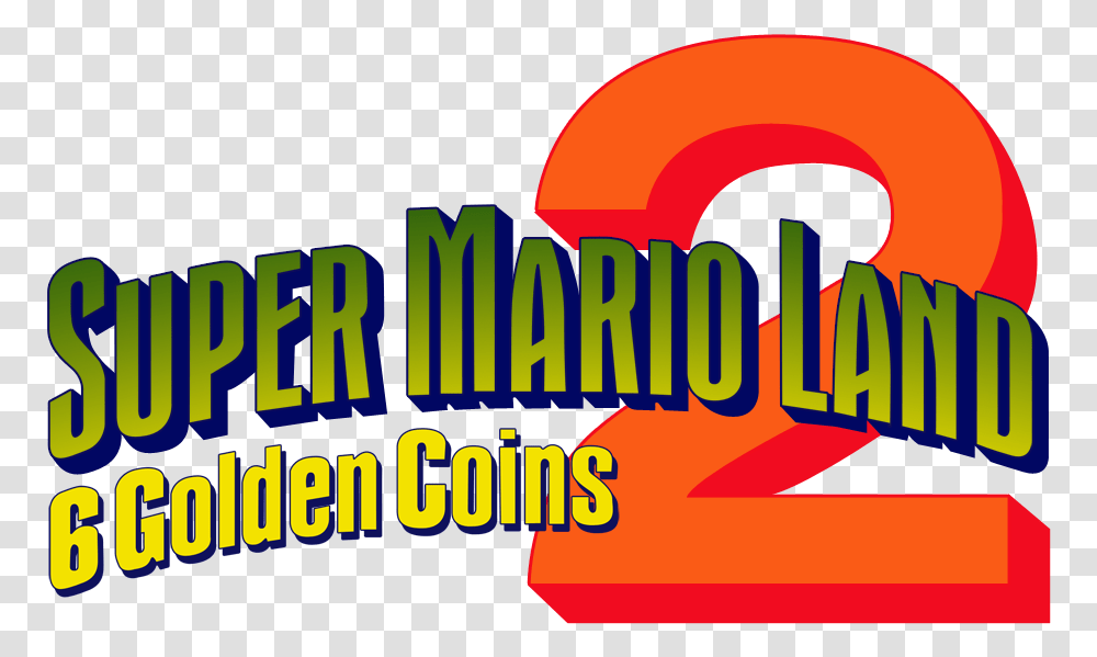 Super Mario Land 2 6 Golden Coins Logo, Alphabet Transparent Png