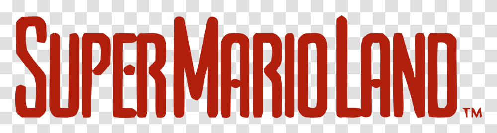 Super Mario Land, Number, Word Transparent Png