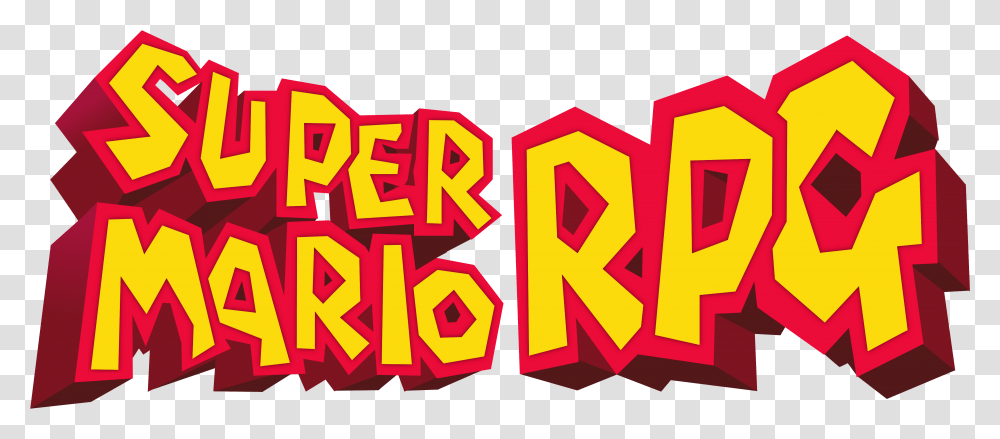 Super Mario Logo Free Download Super Mario Rpg Legend Of The Seven Stars Snes, Text, Graphics, Art, Alphabet Transparent Png