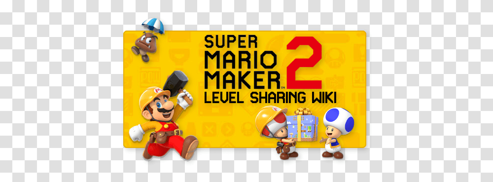 Super Mario Maker 2 Level Sharing Wiki Mario, Text, Number, Symbol Transparent Png