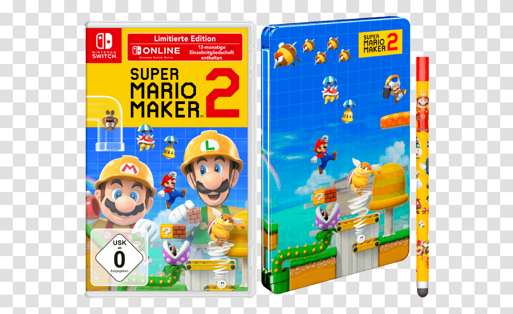 Super Mario Maker 2 Limitierte Edition, Helmet, Apparel Transparent Png