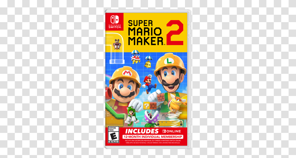 Super Mario Maker 2 Nintendo Switch Online Bundle, Helmet, Apparel Transparent Png
