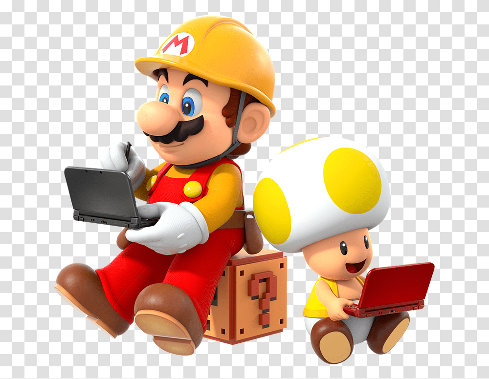 Super Mario Maker Mario, Helmet, Apparel, Person Transparent Png