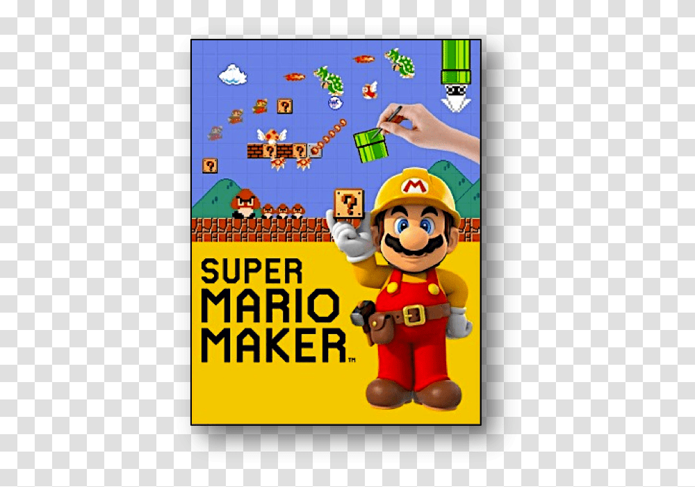 Super Mario Maker, Person, Human, Flyer, Poster Transparent Png