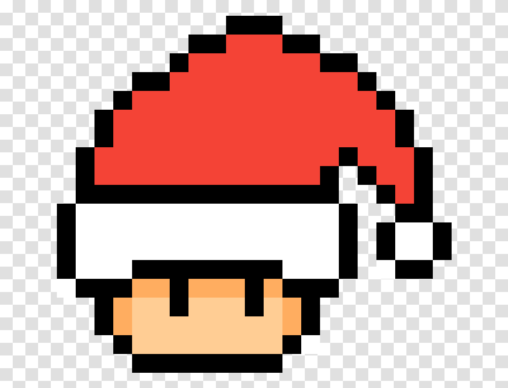 Super Mario Mushroom Clipart Pixel Art Pokemon Ball, Pac Man, Cross, Symbol Transparent Png