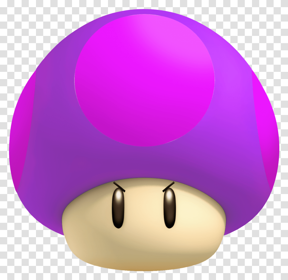 Super Mario Mushroom Mario Power Ups Poison Mushroom, Purple, Sphere, Lamp, Balloon Transparent Png