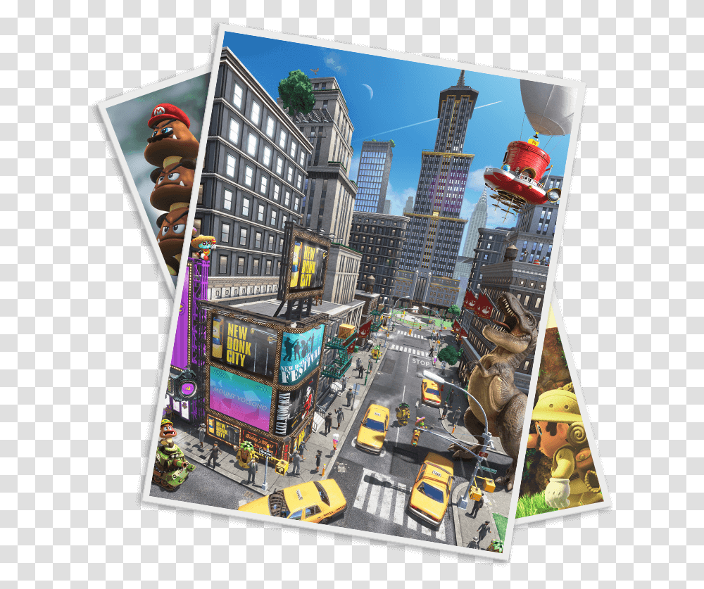 Super Mario Odyssey Home, Metropolis, City, Urban, Building Transparent Png