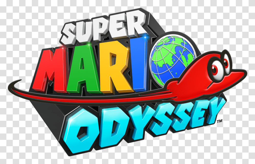 Super Mario Odyssey Logo, Pac Man, Amusement Park Transparent Png