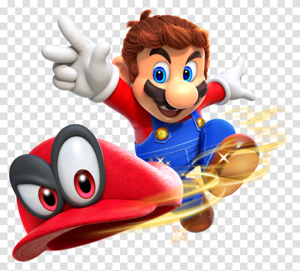 Super Mario Odyssey Mario And Cappy, Toy, Person, Human Transparent Png