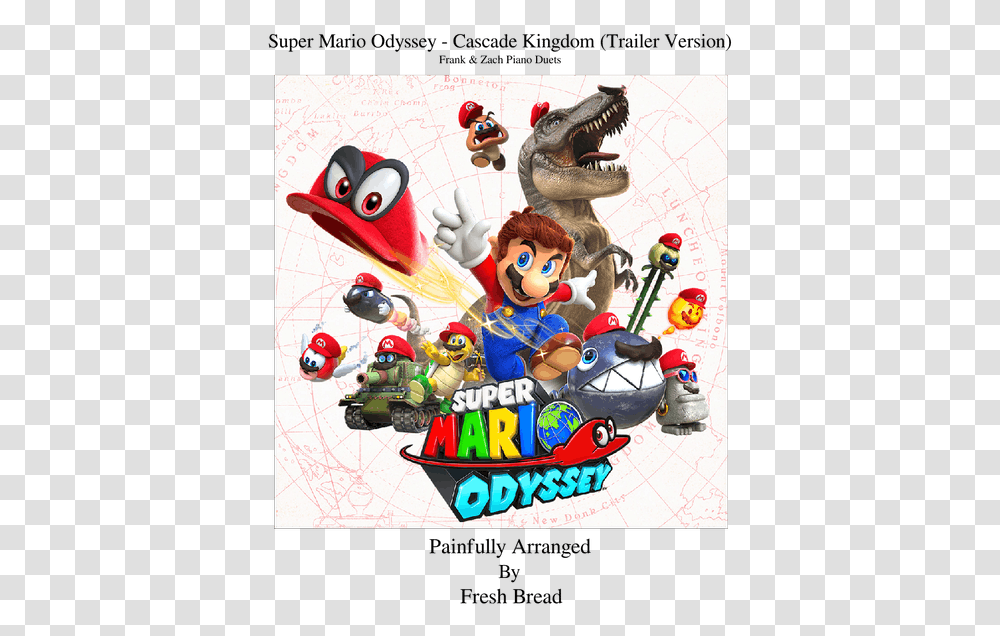 Super Mario Odyssey Poster, Reptile, Animal, Doll, Toy Transparent Png