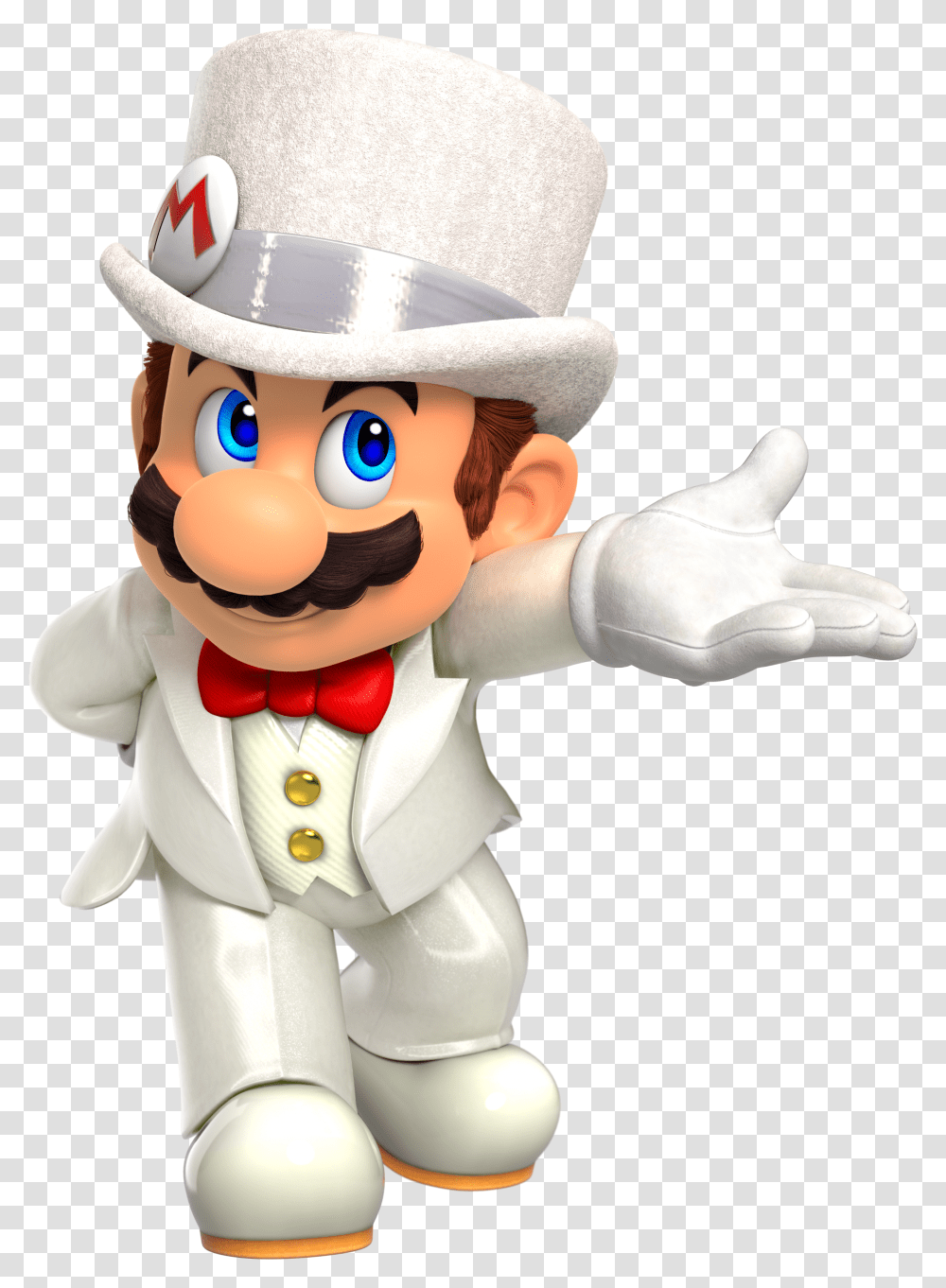 Super Mario Odyssey Wedding Mario, Toy, Person, Human, Figurine Transparent Png