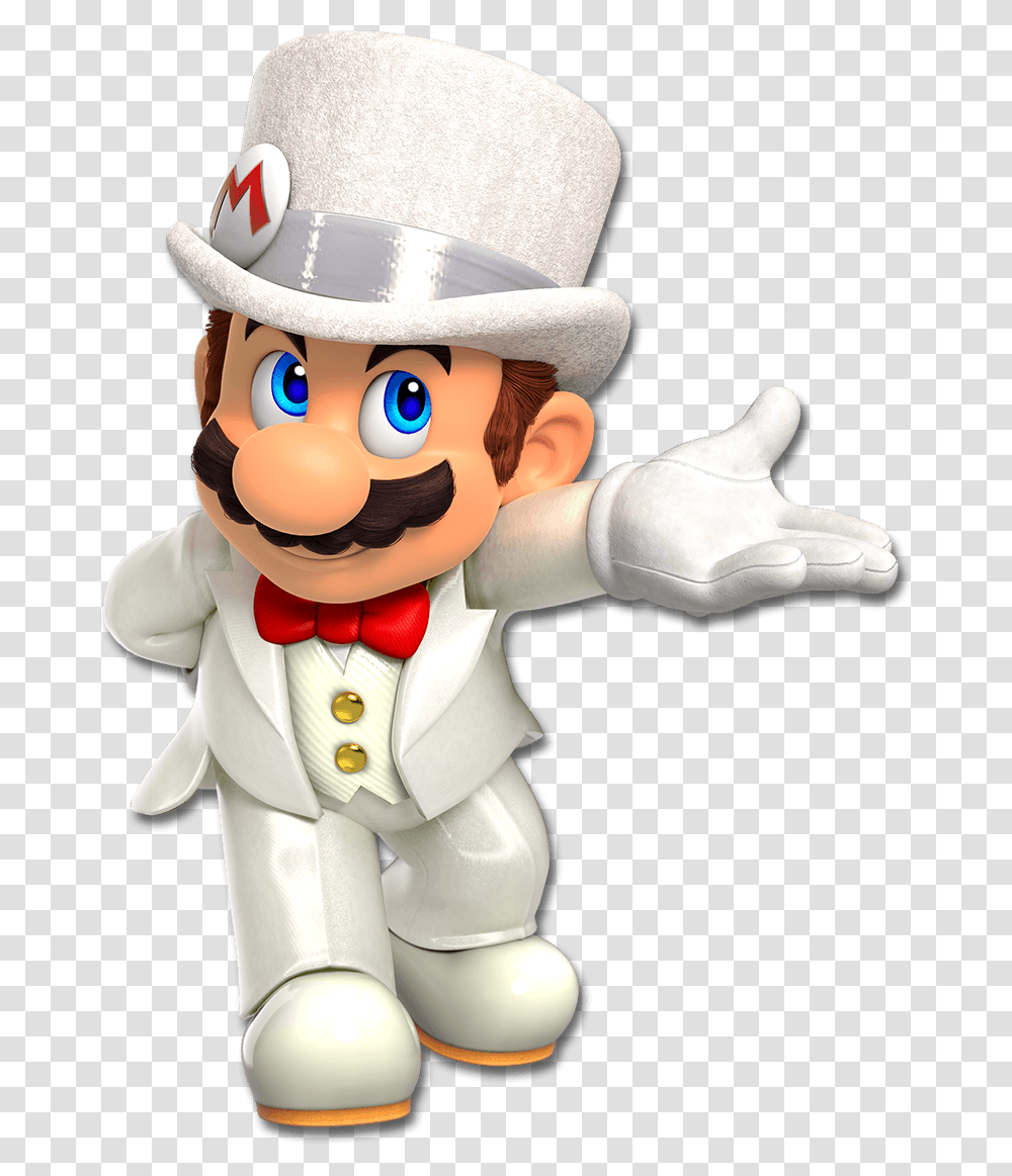 Super Mario Odyssey Wedding, Toy, Person, Human, Figurine Transparent Png