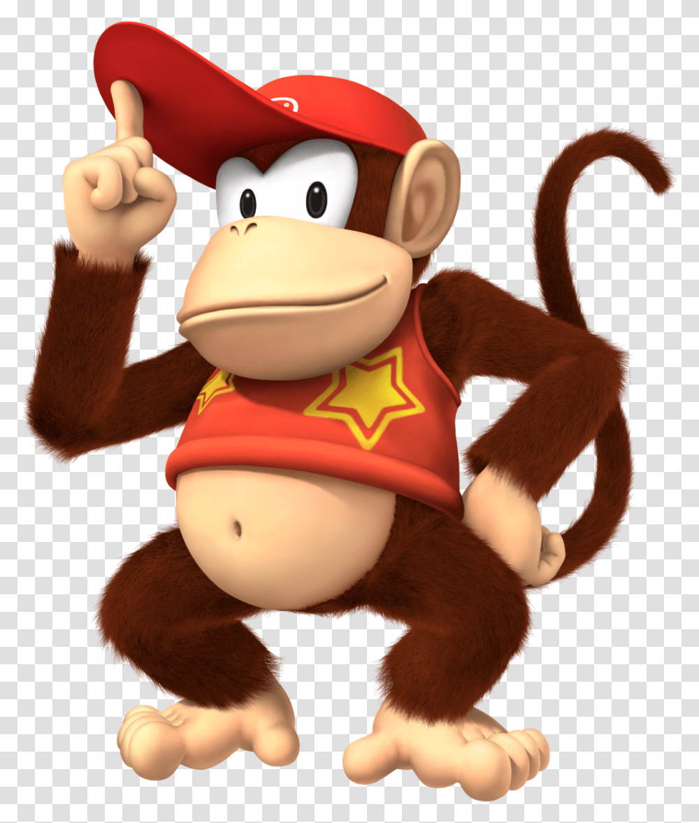 Super Mario Party Diddy Kong, Plush, Toy, Sweets, Food Transparent Png