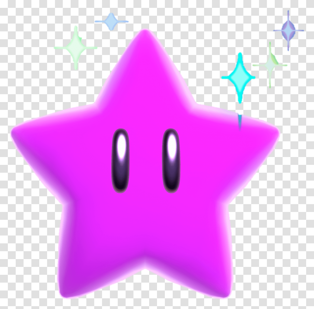 Super Mario Purple Star Image With Super Mario Boost Star, Star Symbol Transparent Png