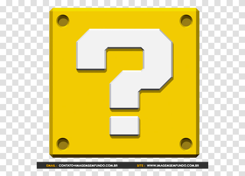 Super Mario Question Block Download Mario Question Block, Electronic Chip, Hardware, Electronics, Pac Man Transparent Png