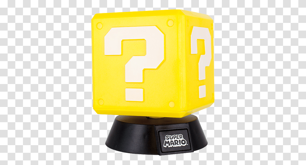 Super Mario Question Block Light Paladone, Mailbox, Letterbox, Robot, PEZ Dispenser Transparent Png