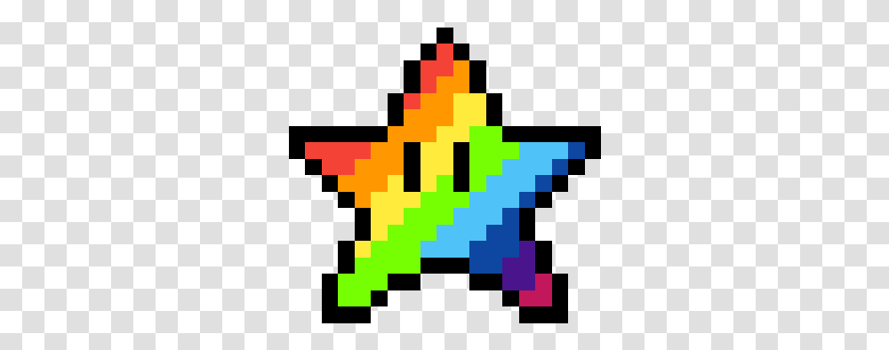 Super Mario Rainbow Star, Ornament, Triangle Transparent Png