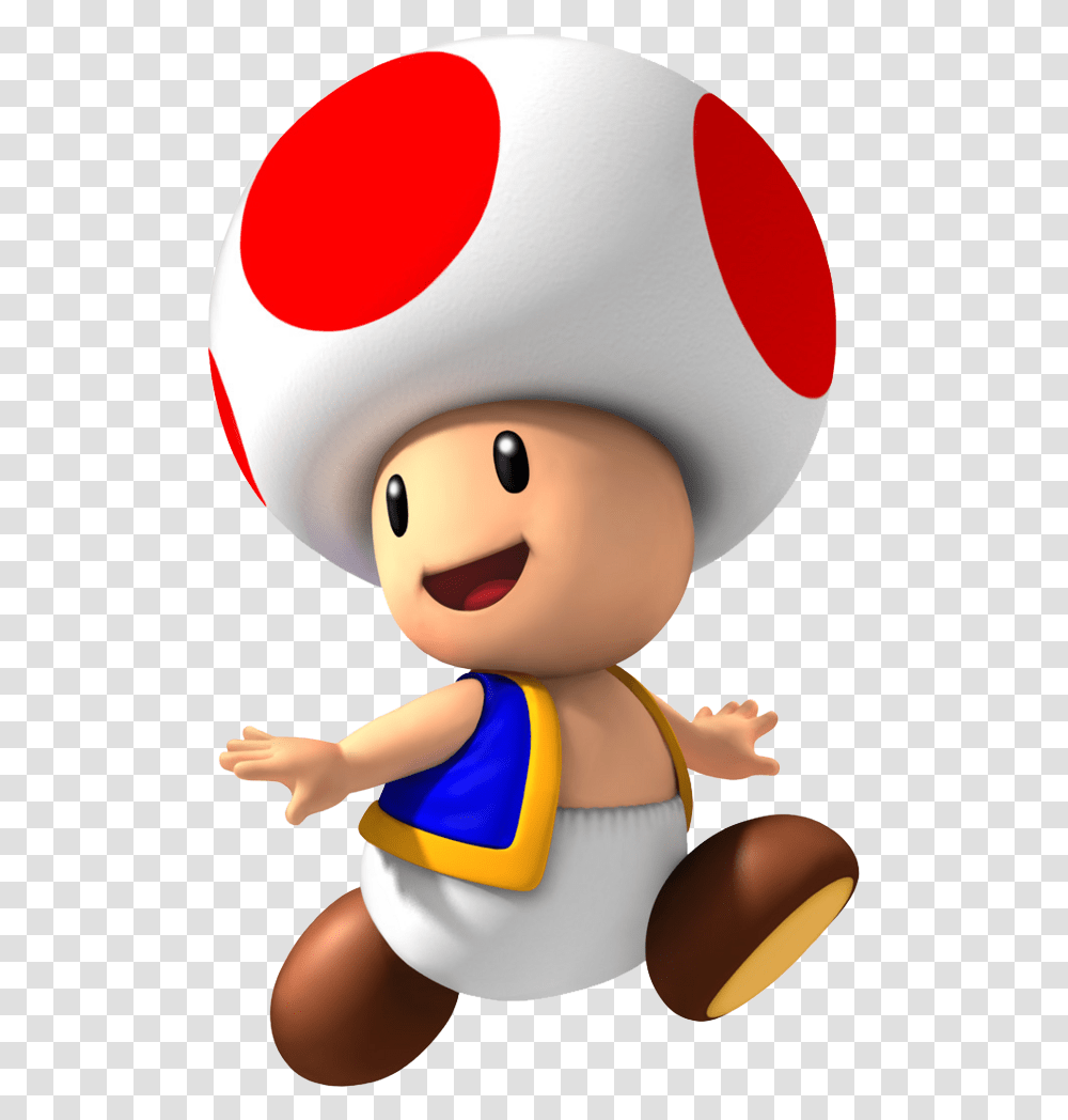 Super Mario Red Toad, Doll, Toy, Person, Human Transparent Png