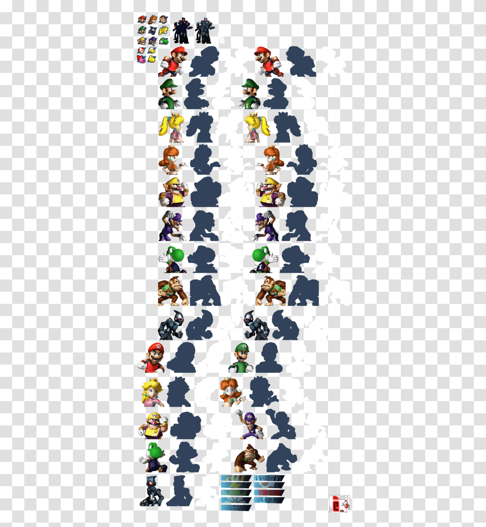 Super Mario Strikers Icons, Christmas Tree Transparent Png