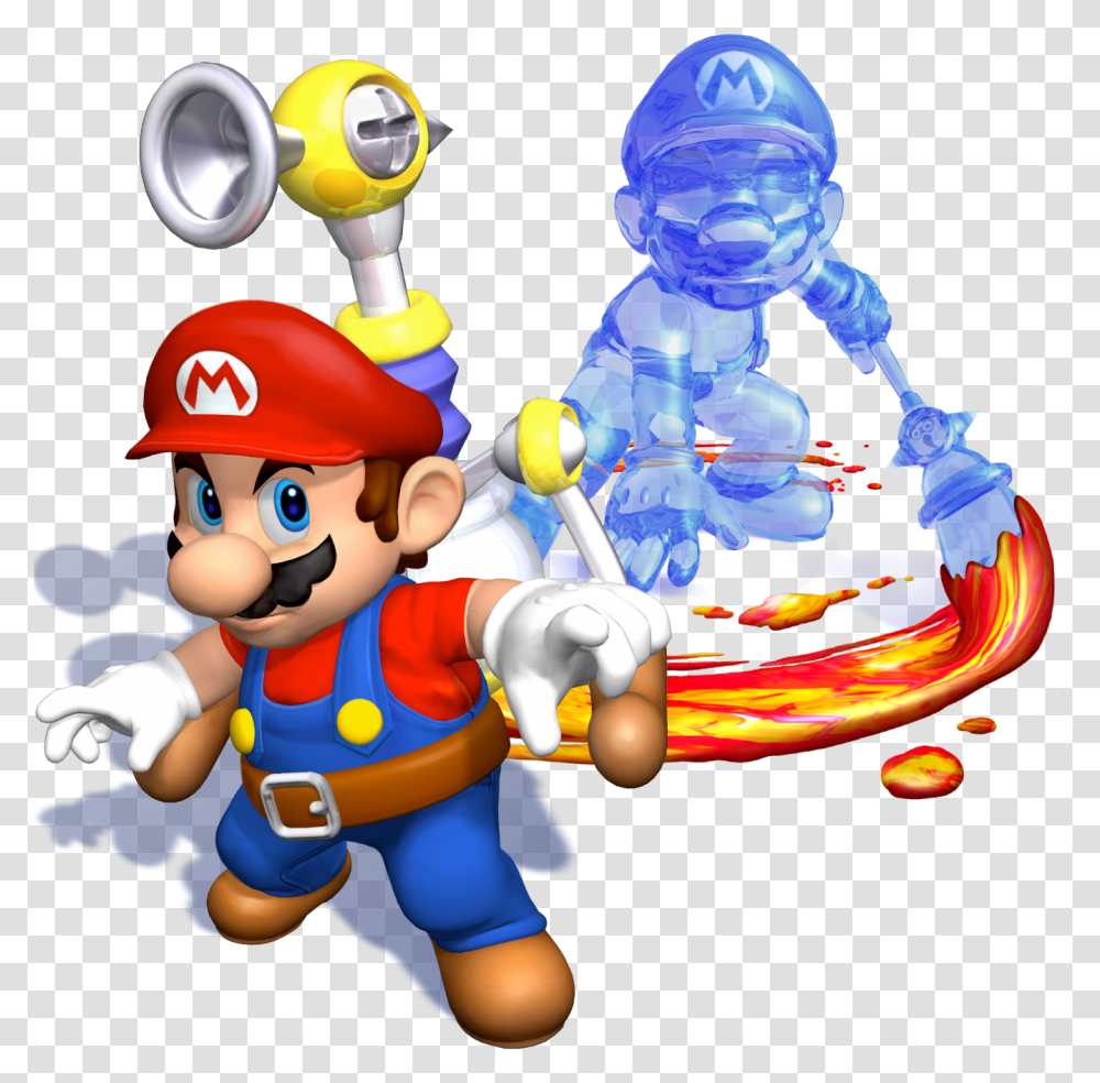 Super Mario Sunshine Promo Clipart Download Mario Super Mario Sunshine, Person Transparent Png