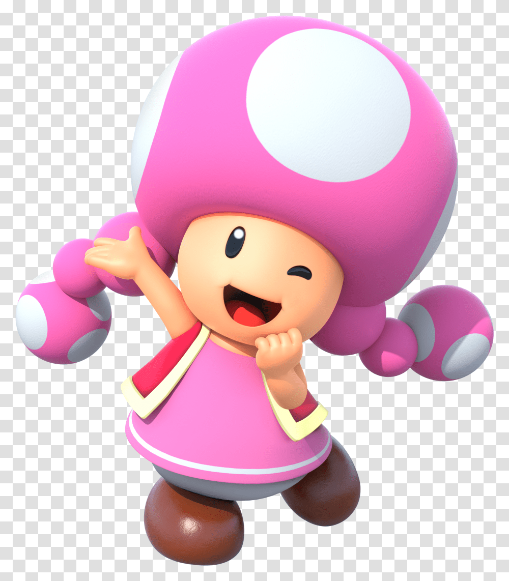 Super Mario Toadette, Toy, Doll, Rattle, Figurine Transparent Png