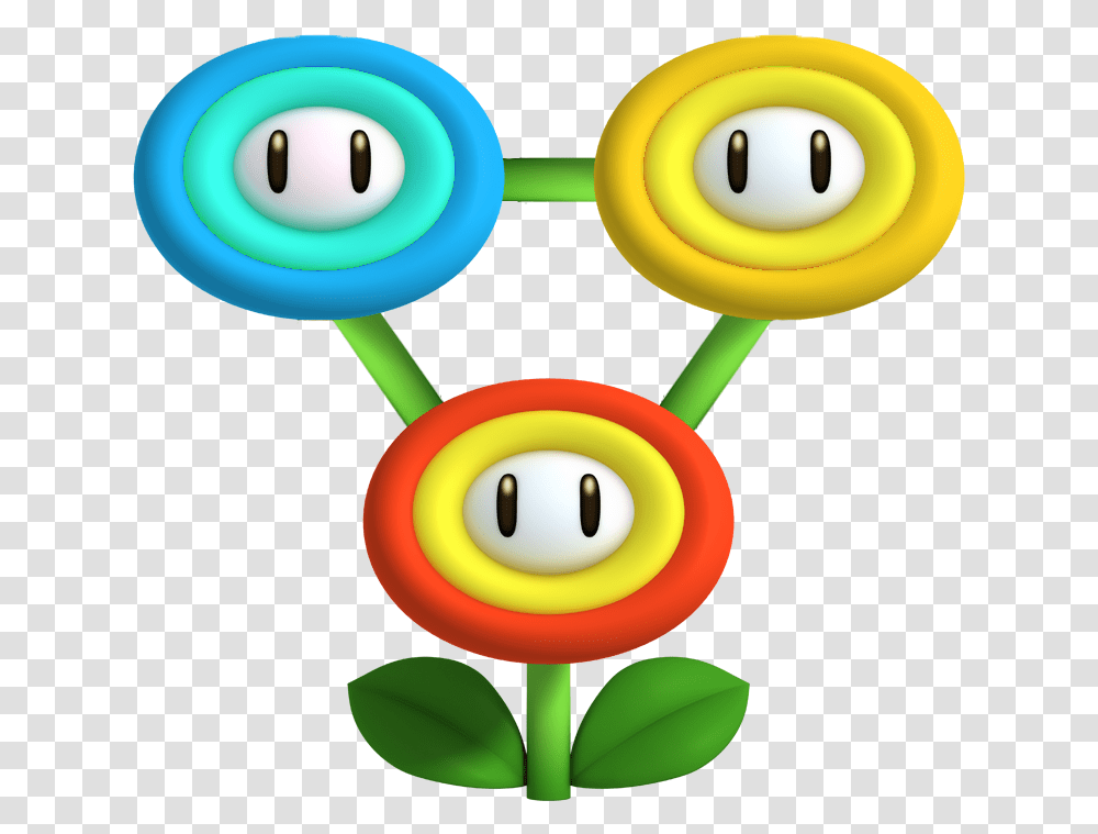 Super Mario World New Bros Super Mario Fire Flower, Rattle, Toy, Number, Symbol Transparent Png