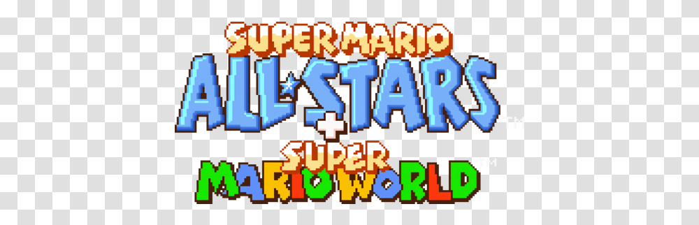 Super Mario World Super Mario All Stars Super Mario World Logo, Pac Man Transparent Png