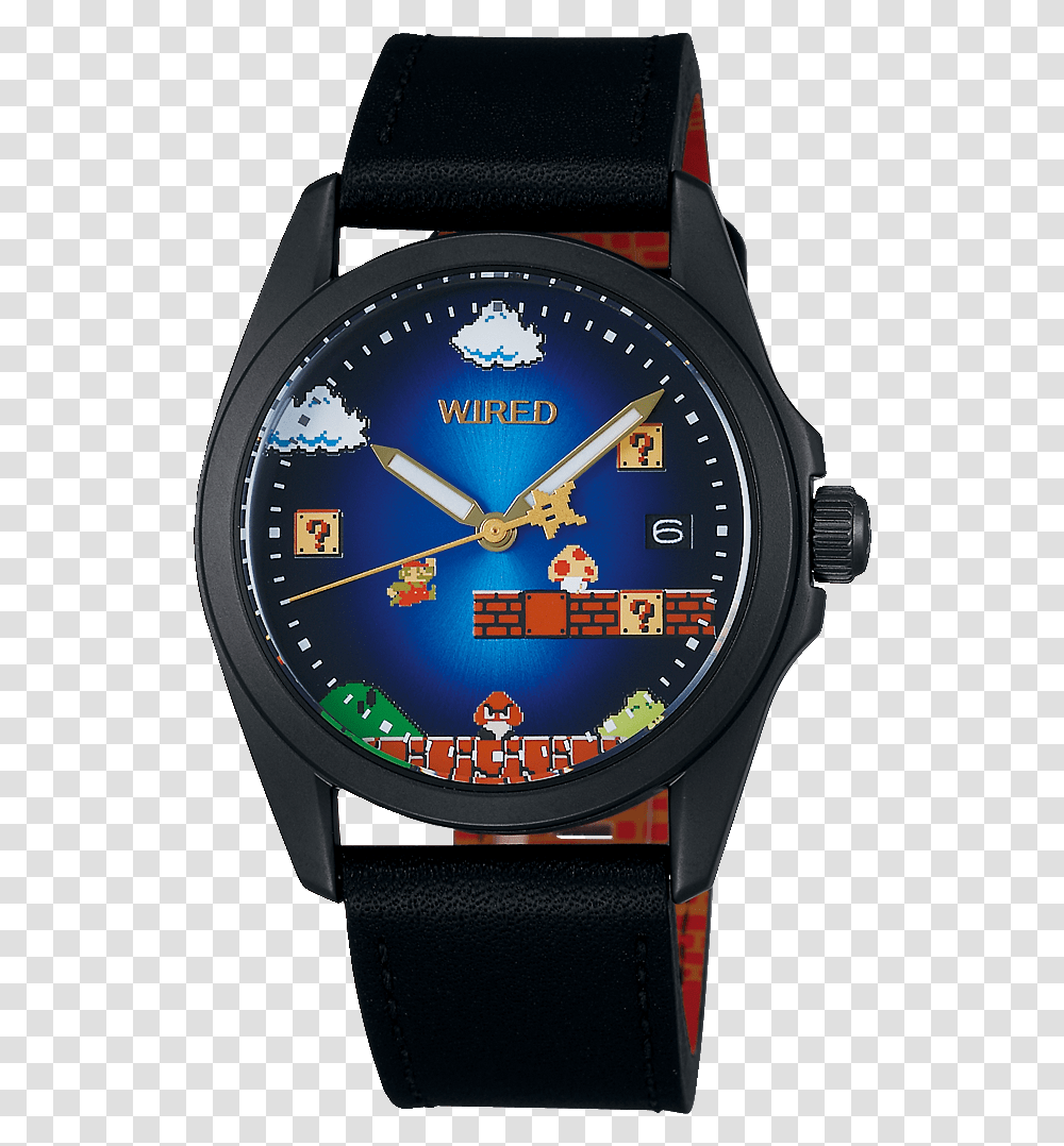 Super Mario Wrist Watch, Wristwatch, Clock Tower, Architecture, Building Transparent Png