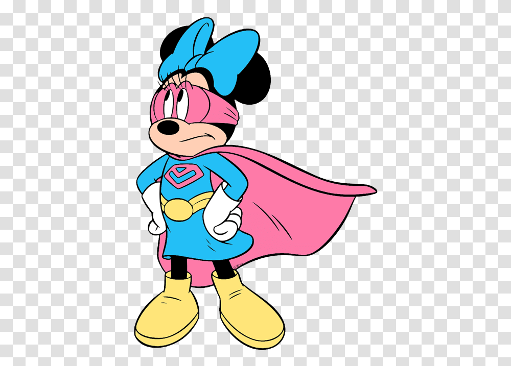 Super Minnie Mouse, Apparel, Cape, Costume Transparent Png