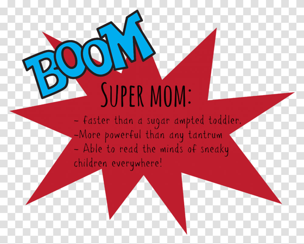 Super Mom Superhero Clip Art, Star Symbol, Logo Transparent Png