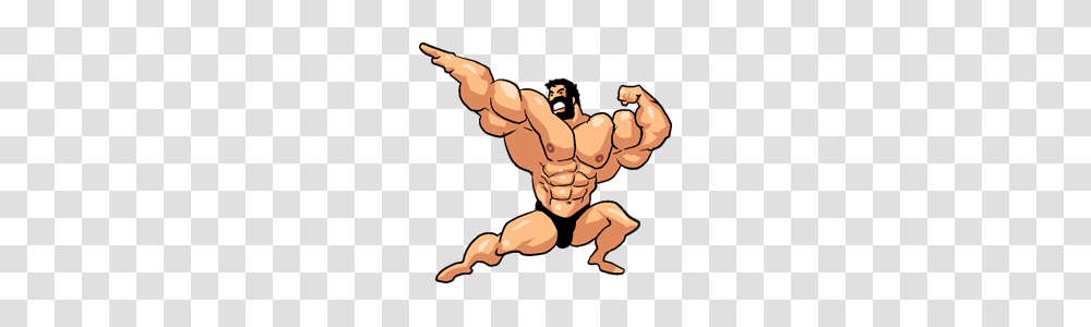 Super Muscle Man Line Stickers Line Store, Hand, Plant, Fist, Animal Transparent Png