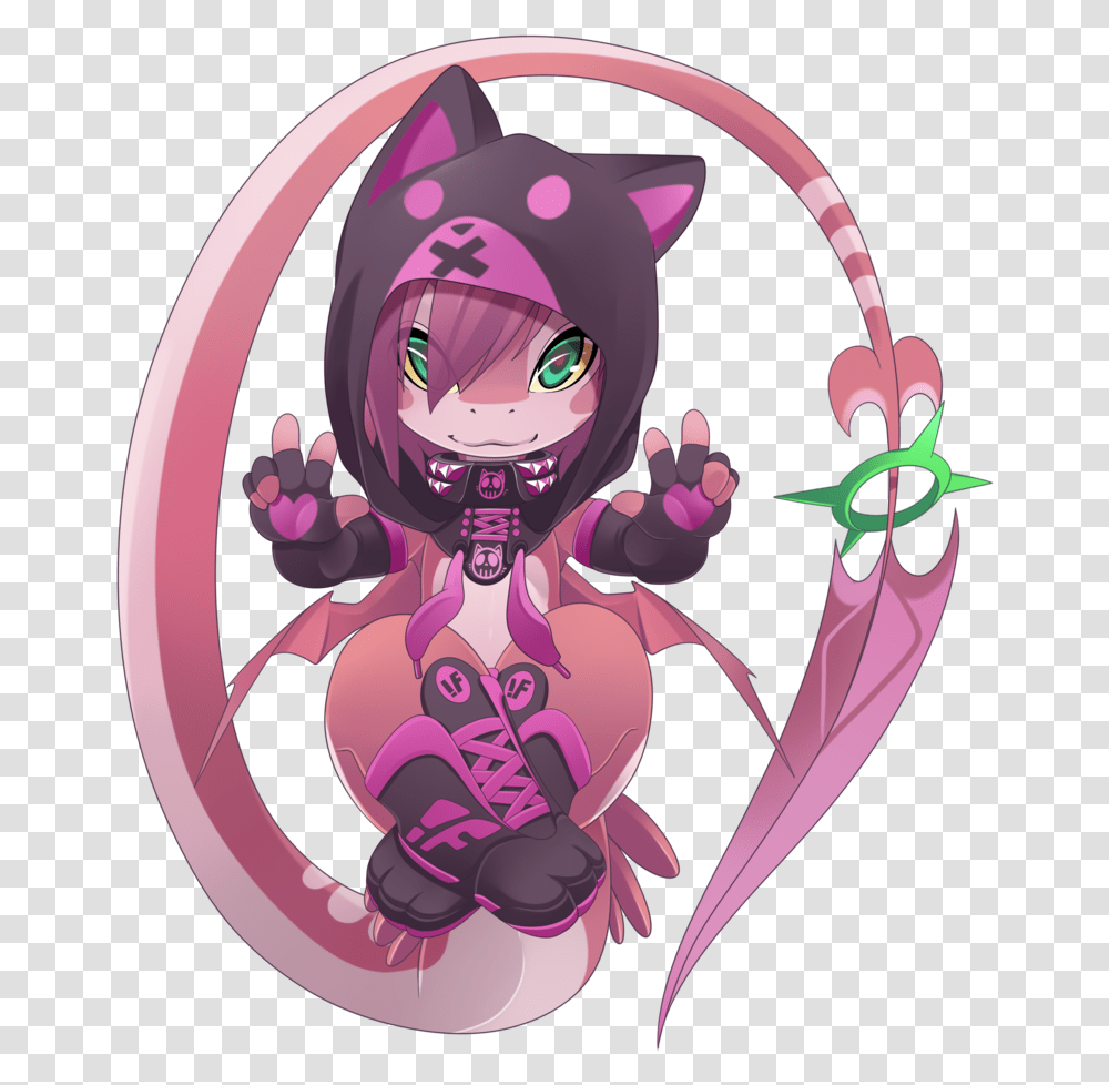 Super Neko Ru Dragon Furry Cute, Person, Purple Transparent Png