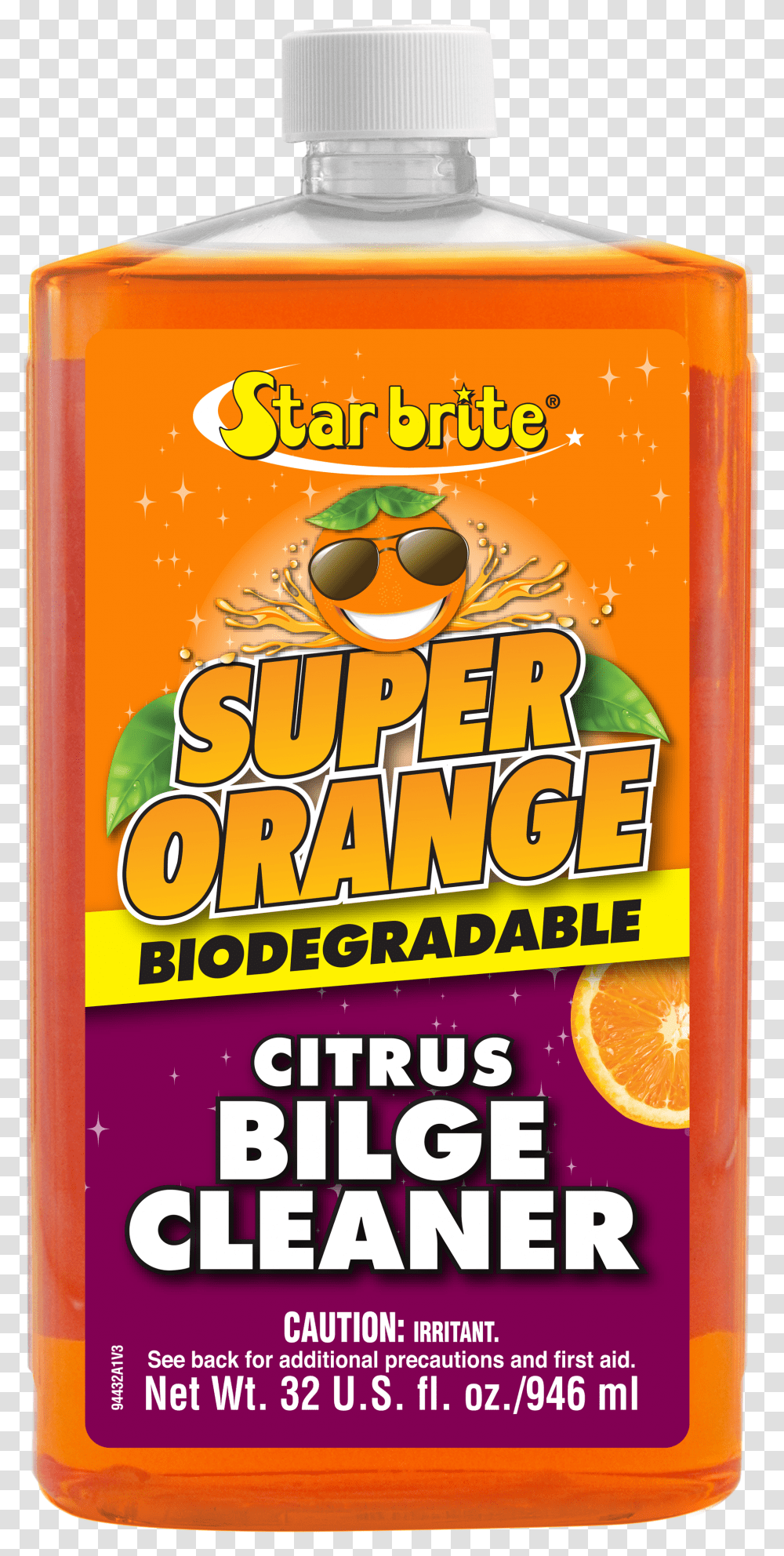 Super Orange Citrus Bilge Cleaner Orange Transparent Png