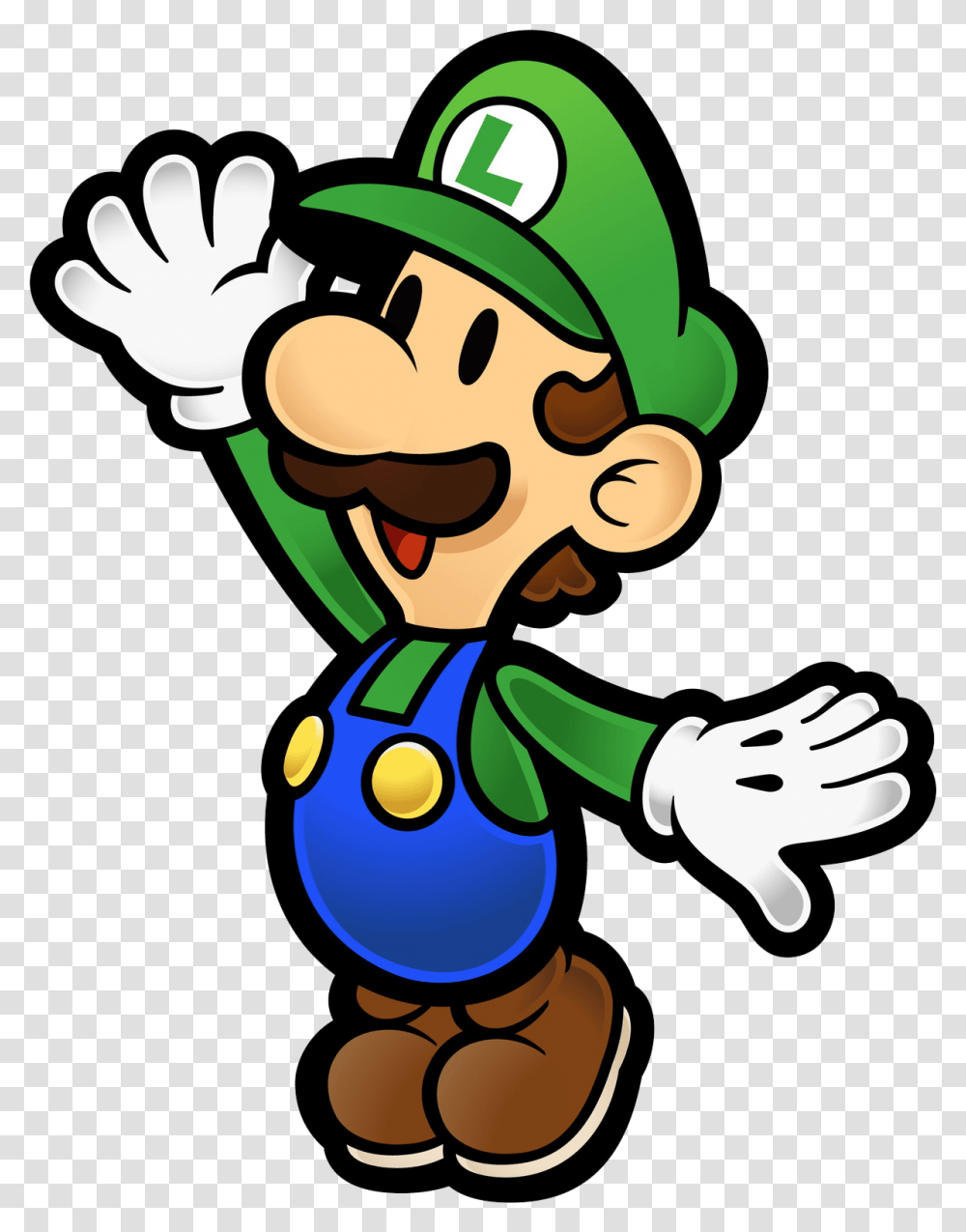 Super Paper Mario Luigi, Elf, Performer Transparent Png