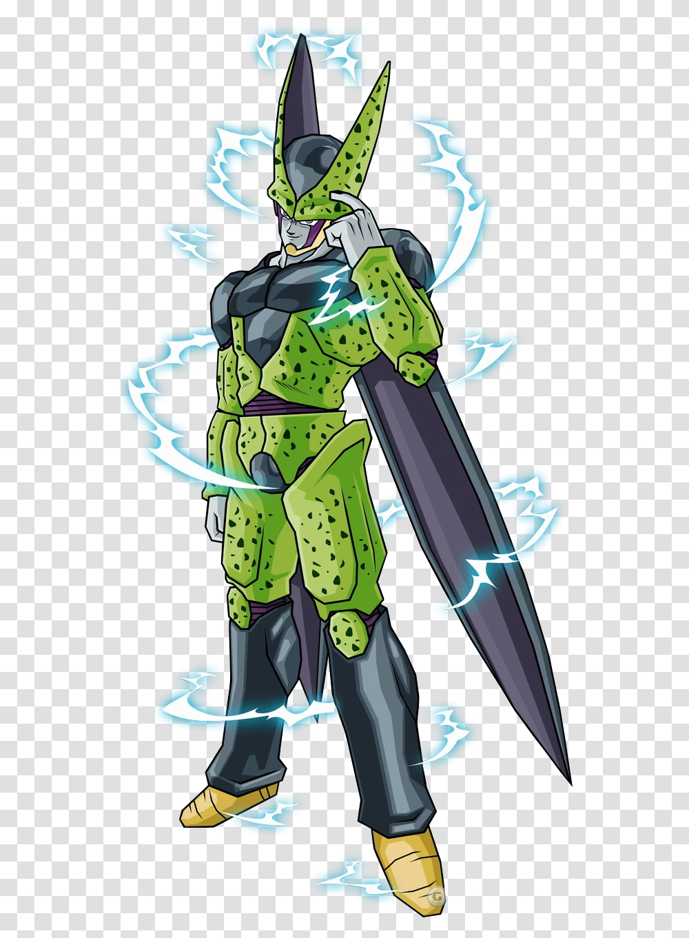 Super Perfect Cell Cell Dragon Ball Z, Person, Human, Knight Transparent Png