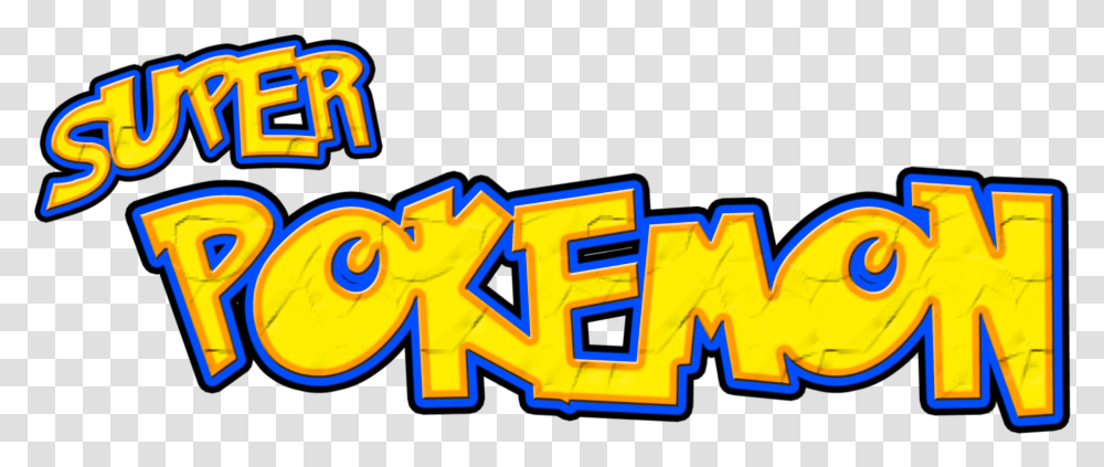 Super Pokemon Logo Pokemon Logo, Pac Man Transparent Png