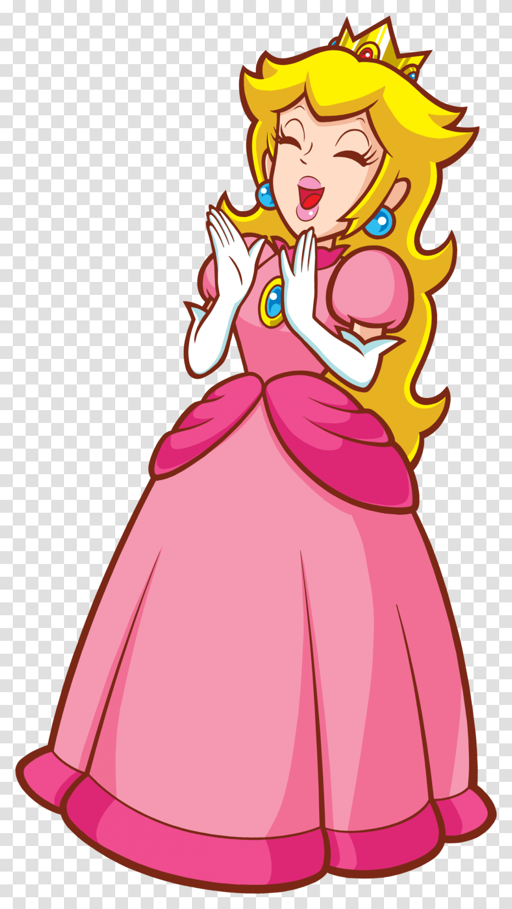 Super Princess Peach, Dress, Female, Performer Transparent Png