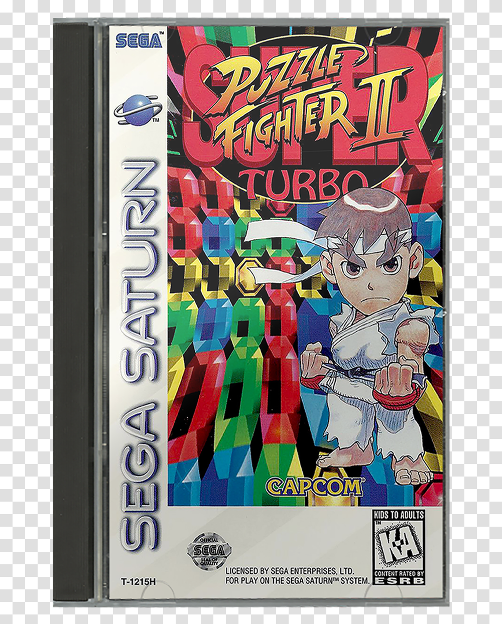 Super Puzzle Fighter 2 Turbo Sega Saturn, Poster, Advertisement, Person, Flyer Transparent Png